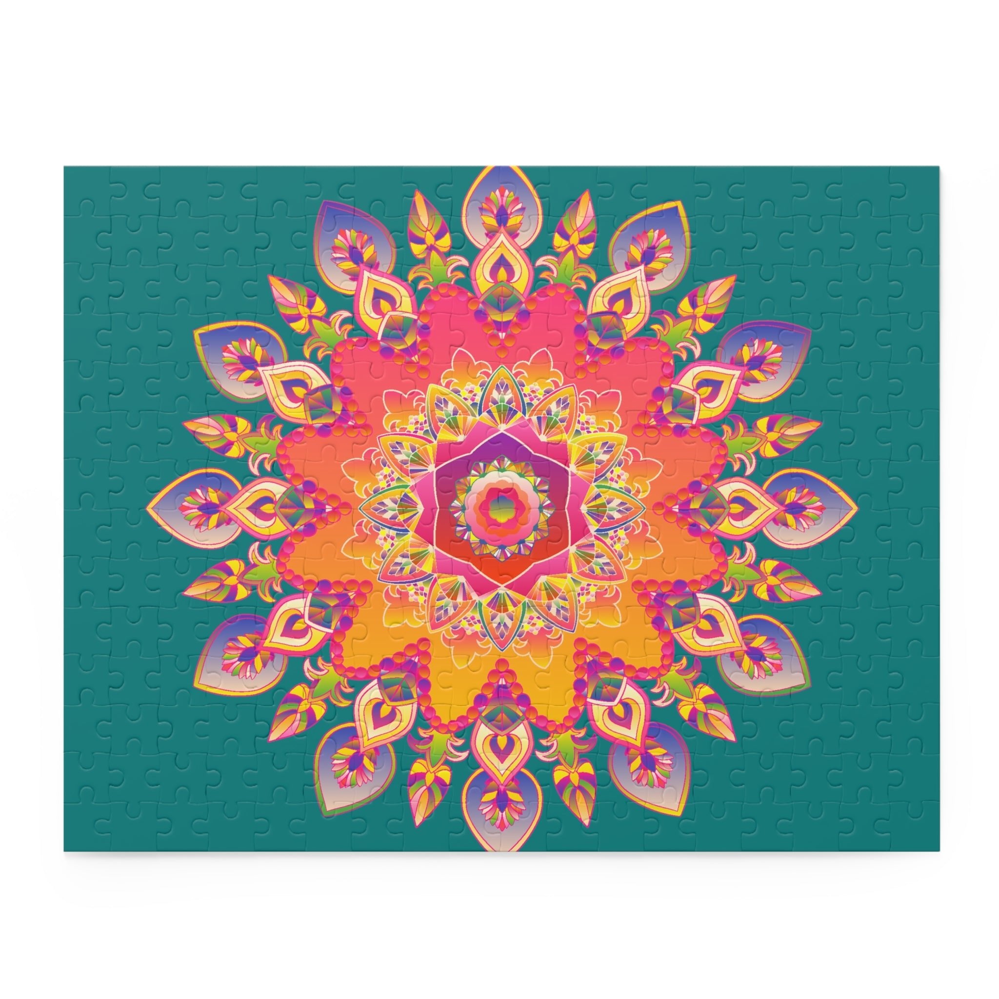 Mandala Art Puzzle - Vibrant Colors, Intricate Design Puzzle - Blululi