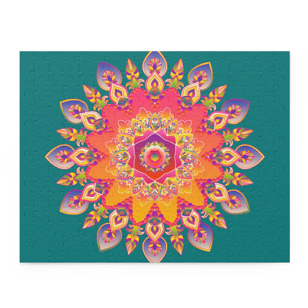 Mandala Art Puzzle - Vibrant Colors, Intricate Design Puzzle - Blululi