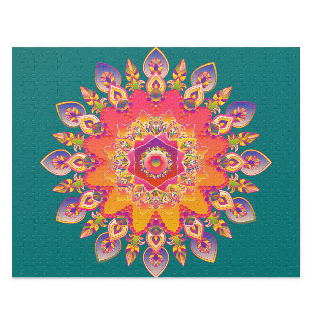 Mandala Art Puzzle - Vibrant Colors, Intricate Design Puzzle - Blululi