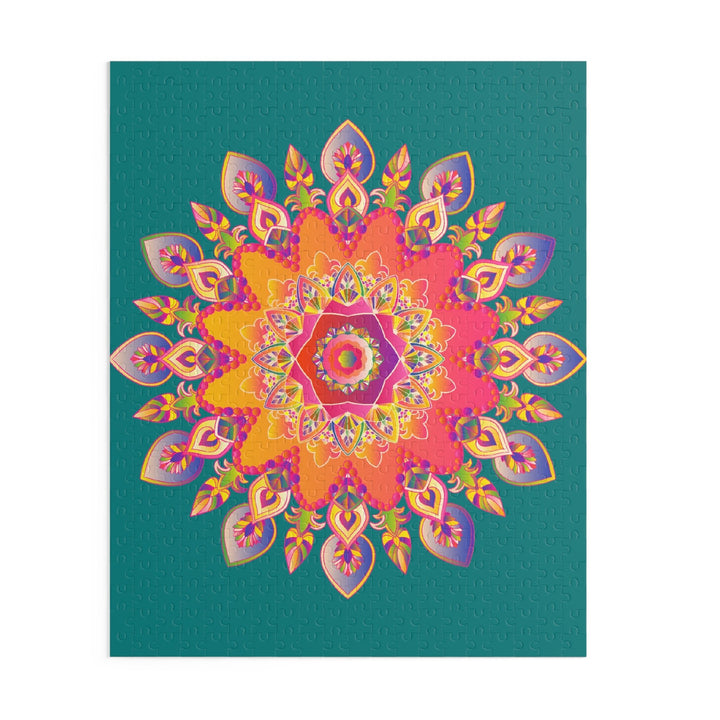 Mandala Art Puzzle - Vibrant Colors, Intricate Design Puzzle - Blululi