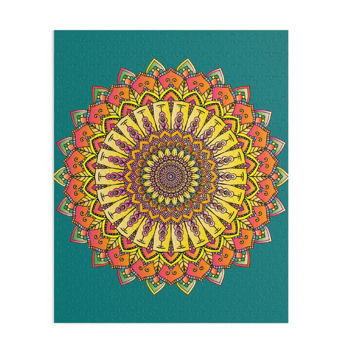 Mandala Art Puzzle - Vibrant Colors, Intricate Design Puzzle - Blululi