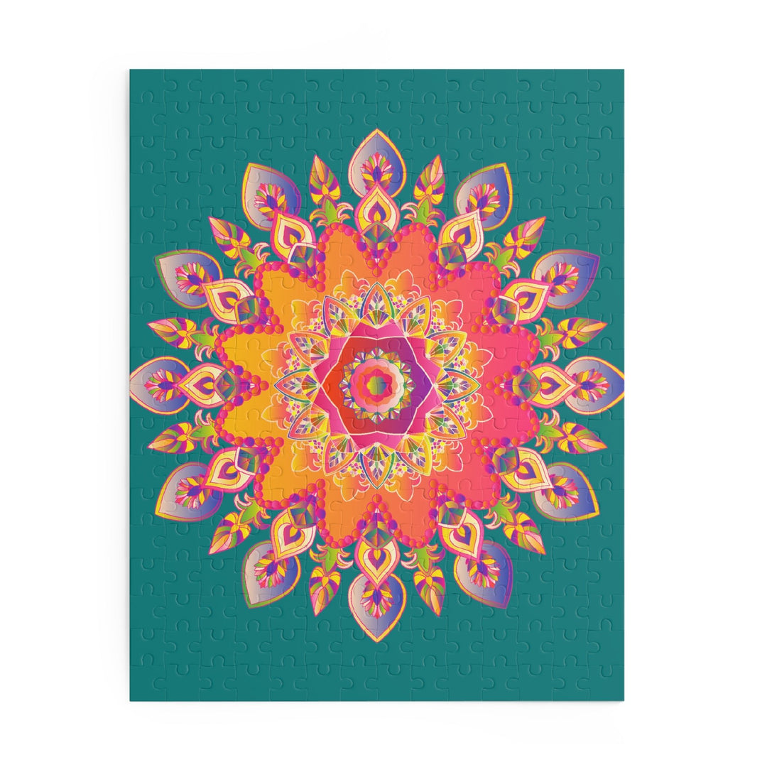 Mandala Art Puzzle - Vibrant Colors, Intricate Design Puzzle - Blululi