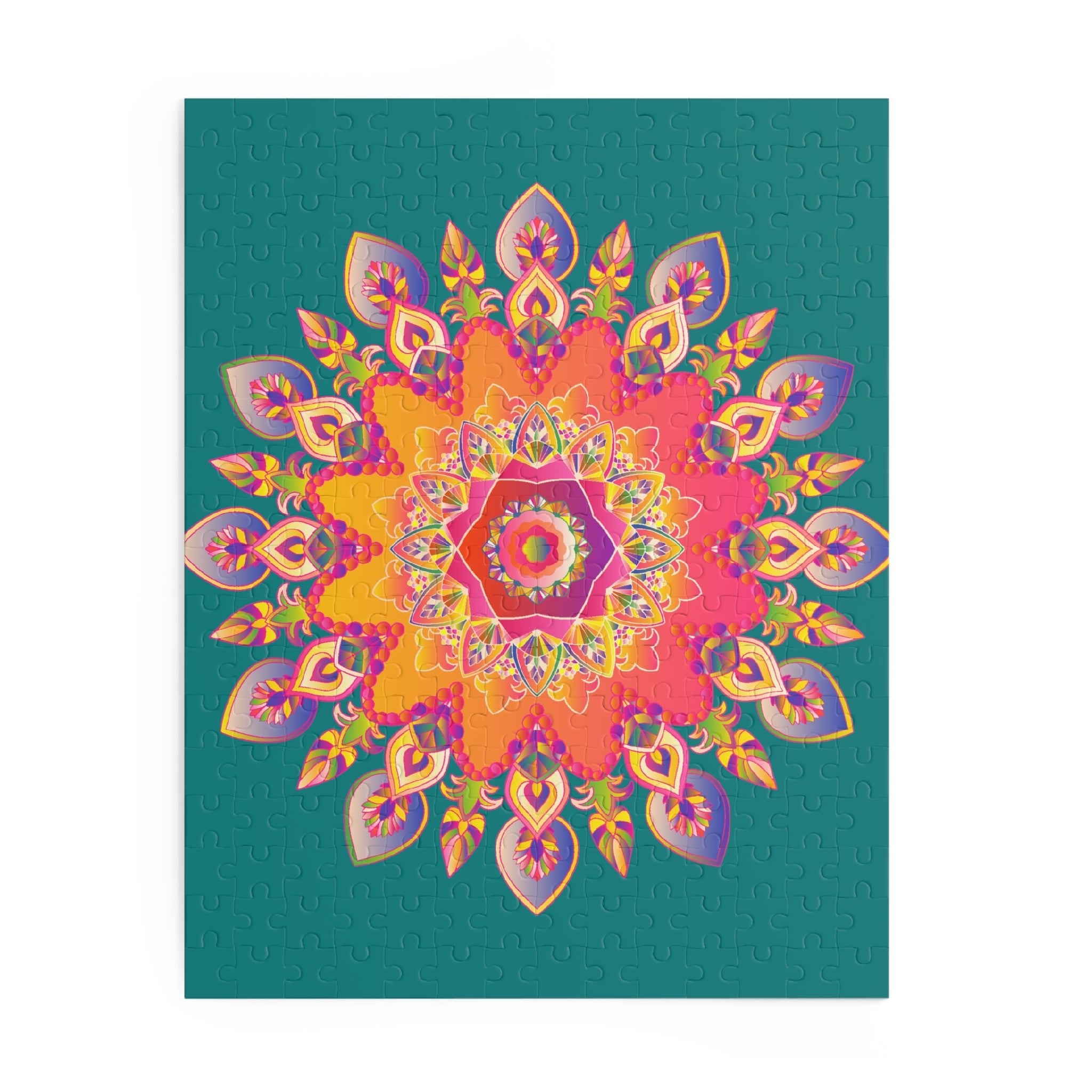 Mandala Art Puzzle - Vibrant Colors, Intricate Design Puzzle - Blululi