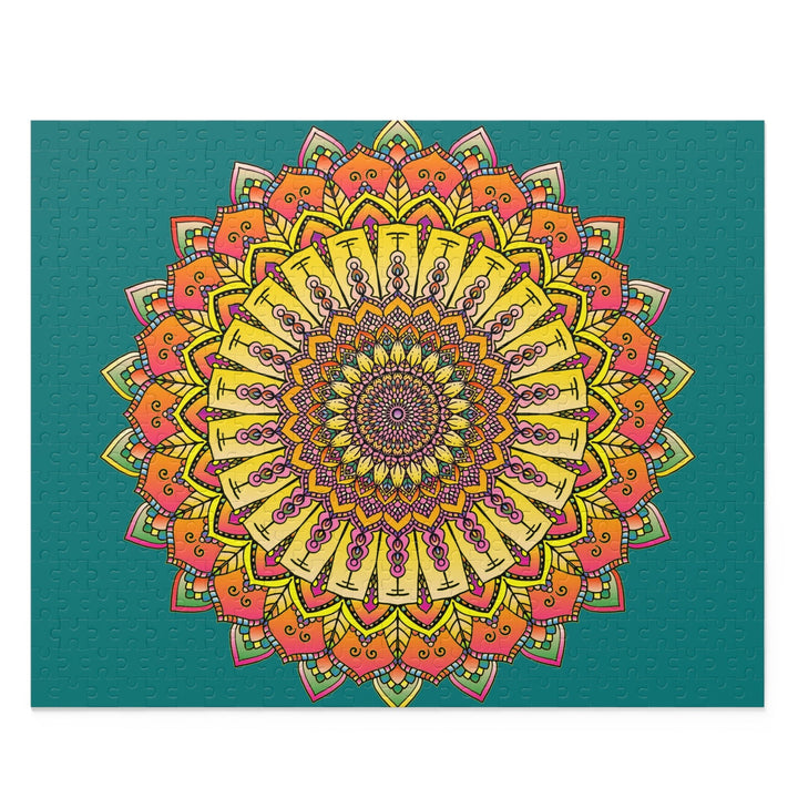 Mandala Art Puzzle - Vibrant Colors, Intricate Design Puzzle - Blululi