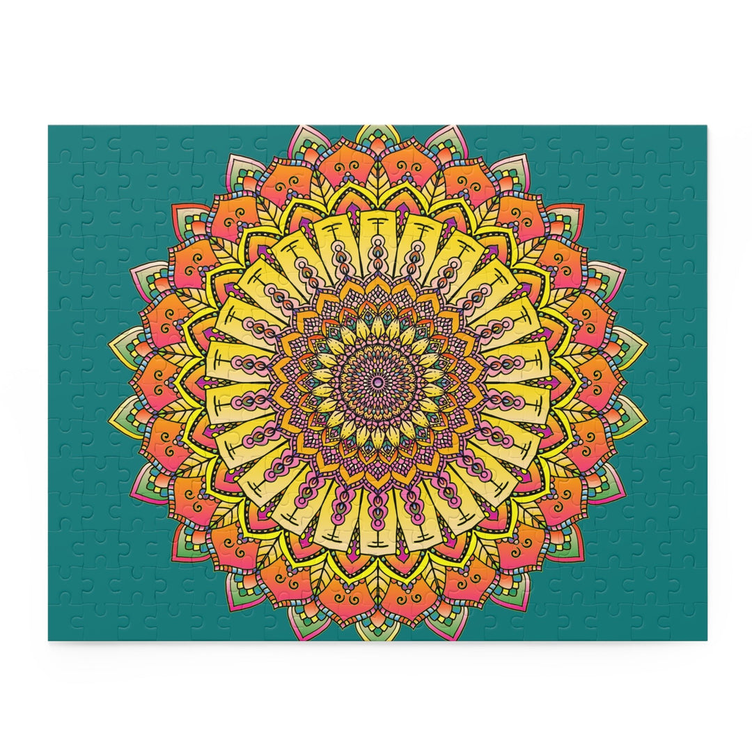 Mandala Art Puzzle - Vibrant Colors, Intricate Design Puzzle - Blululi