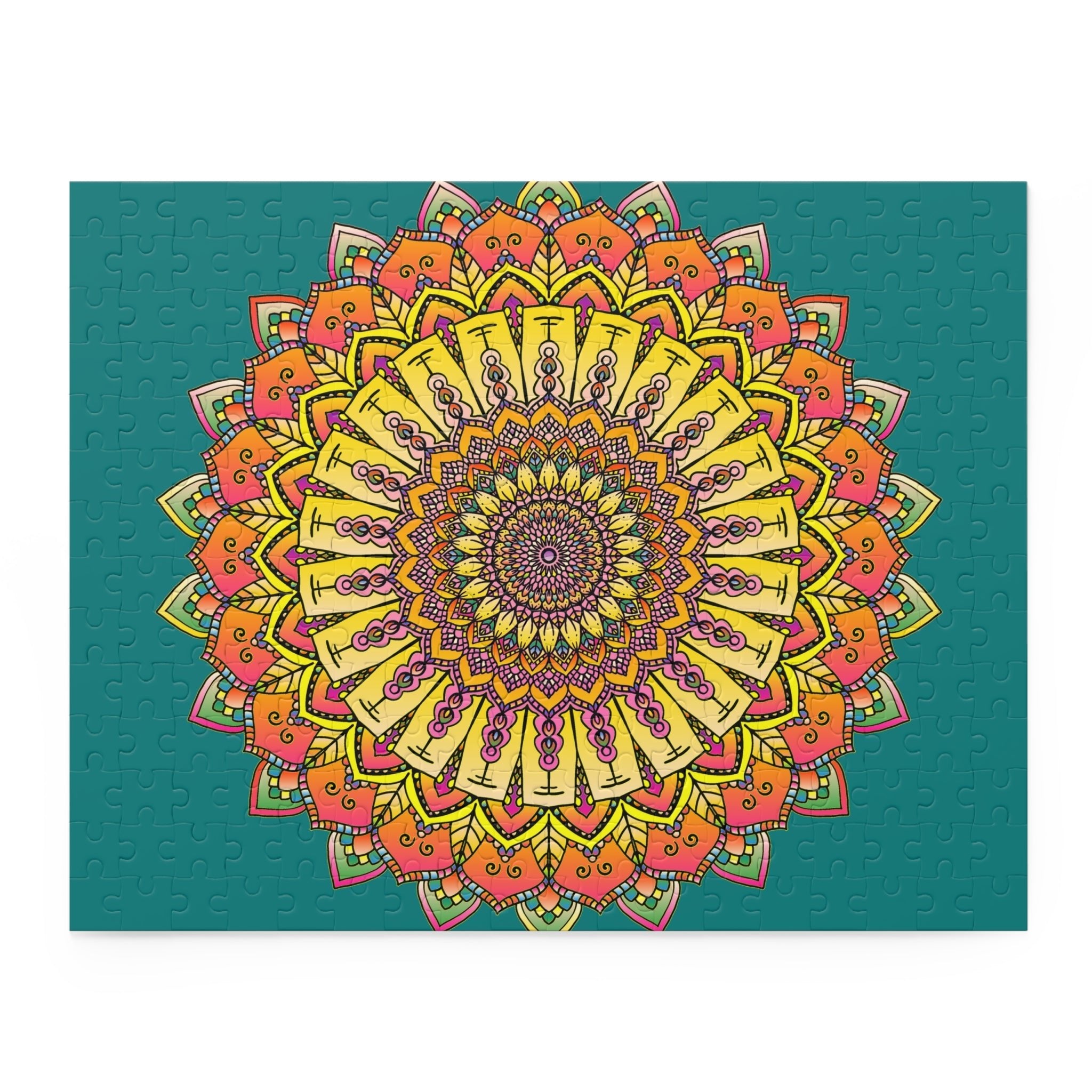 Mandala Art Puzzle - Vibrant Colors, Intricate Design Puzzle - Blululi