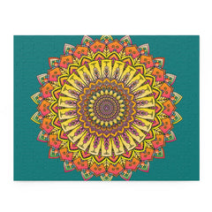 Mandala Art Puzzle - Vibrant Colors, Intricate Design Puzzle - Blululi