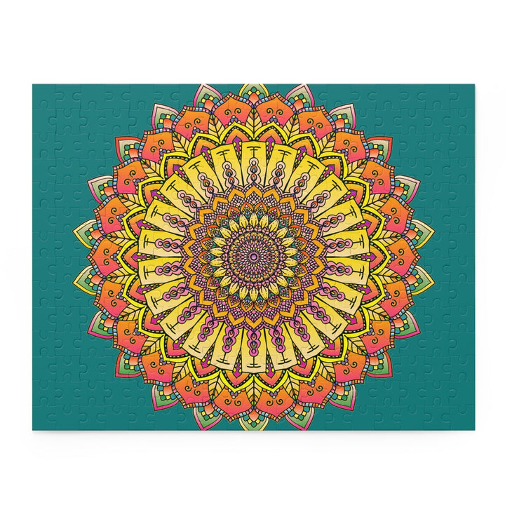 Mandala Art Puzzle - Vibrant Colors, Intricate Design Puzzle - Blululi