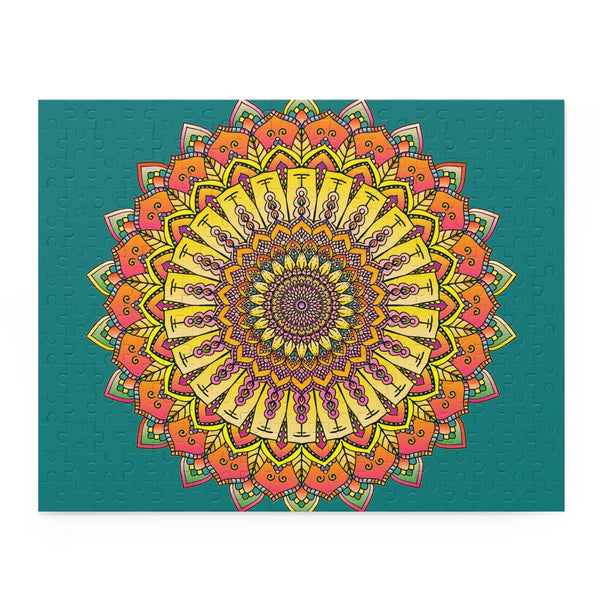 Mandala Art Puzzle - Vibrant Colors, Intricate Design Puzzle - Blululi