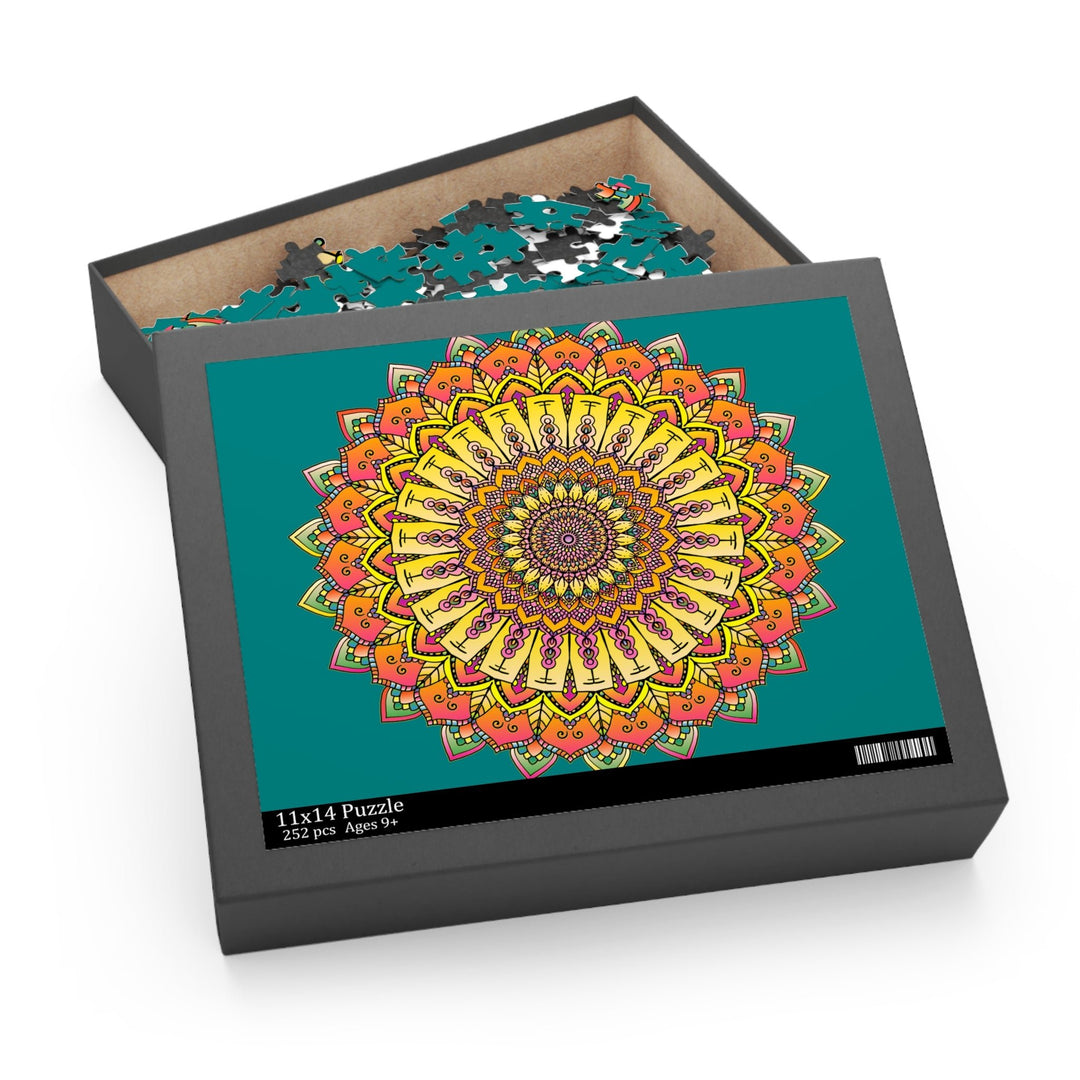 Mandala Art Puzzle - Vibrant Colors, Intricate Design Puzzle - Blululi