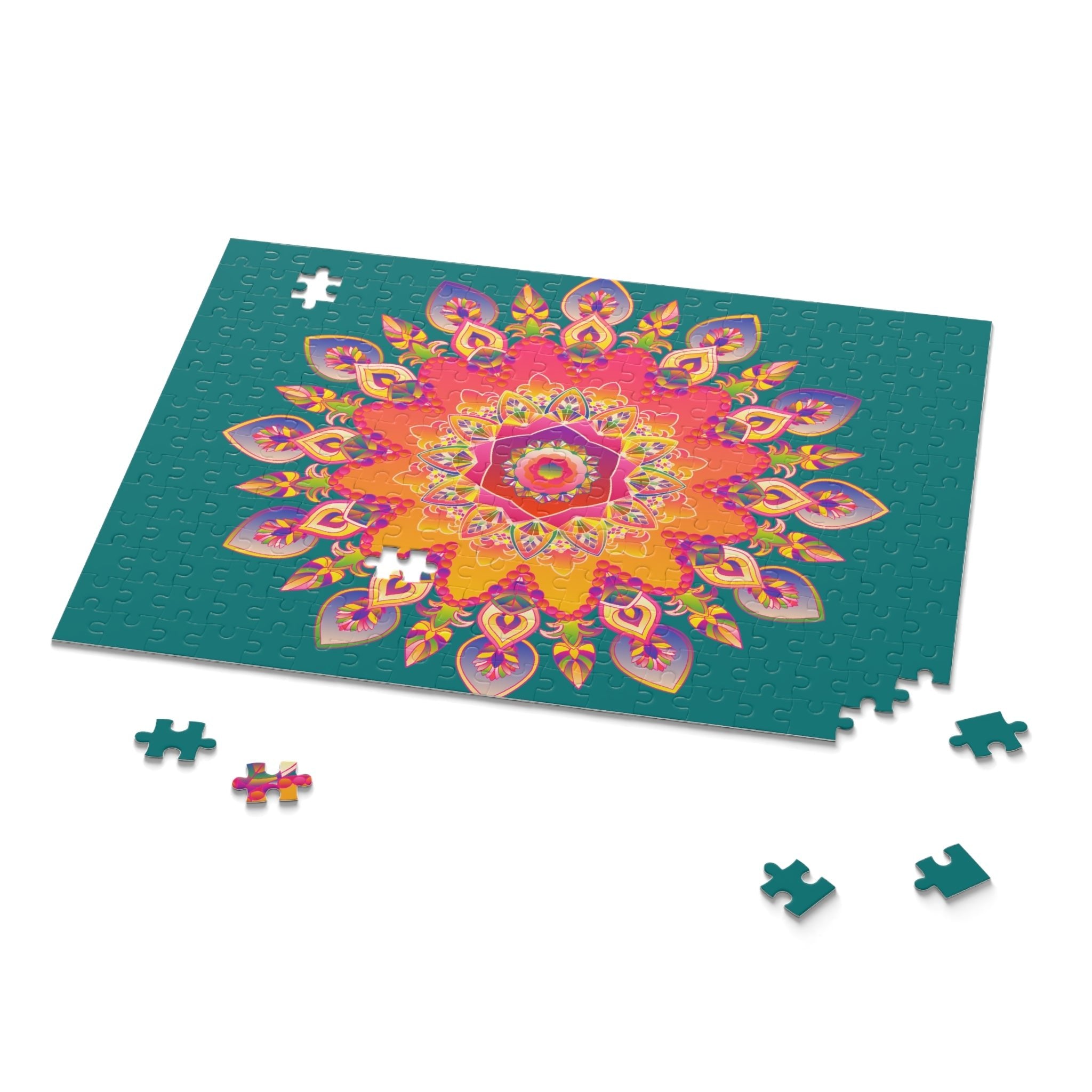 Mandala Art Puzzle - Vibrant Colors, Intricate Design Puzzle - Blululi