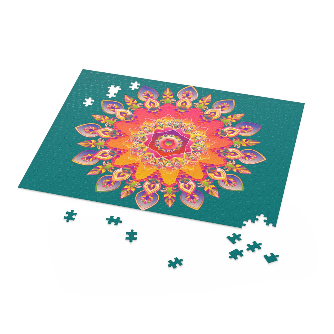 Mandala Art Puzzle - Vibrant Colors, Intricate Design Puzzle - Blululi