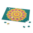 Mandala Art Puzzle - Vibrant Floral Design (252/500 Pieces) Puzzle - Blululi