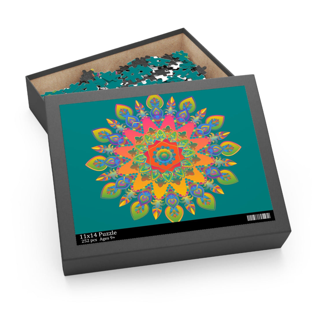 Mandala Art Puzzle: Vibrant Hand - Drawn Design (252/500 pcs) Puzzle - Blululi