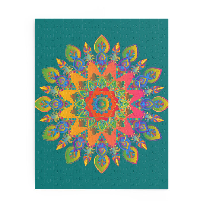 Mandala Art Puzzle: Vibrant Hand - Drawn Design (252/500 pcs) Puzzle - Blululi