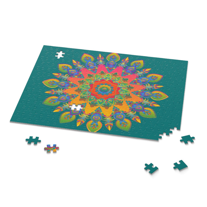 Mandala Art Puzzle: Vibrant Hand - Drawn Design (252/500 pcs) Puzzle - Blululi