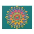Mandala Art Puzzle: Vibrant Hand - Drawn Design (252/500 pcs) Puzzle - Blululi