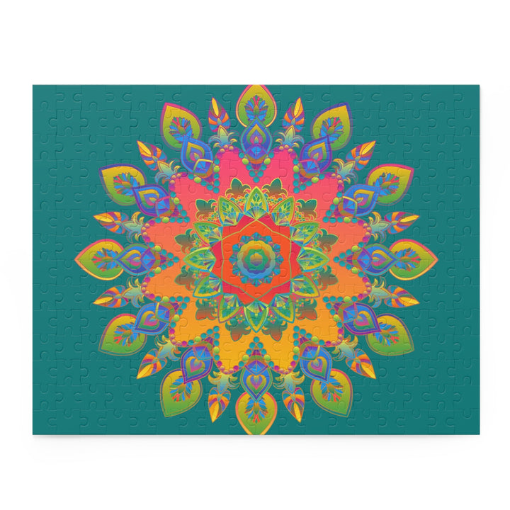 Mandala Art Puzzle: Vibrant Hand - Drawn Design (252/500 pcs) Puzzle - Blululi