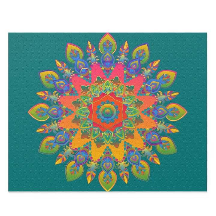 Mandala Art Puzzle: Vibrant Hand - Drawn Design (252/500 pcs) Puzzle - Blululi