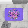 Mandala Bath Mat Purple Home Decor - Blululi