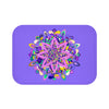 Mandala Bath Mat Purple Home Decor - Blululi