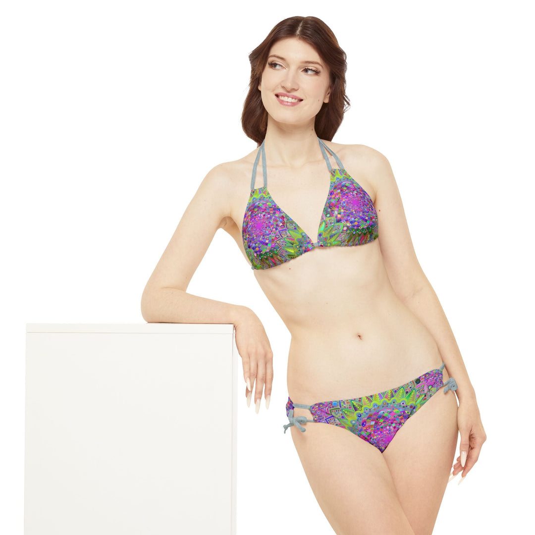 Mandala Bikini Set - Colorful & Vibrant All Over Prints - Blululi