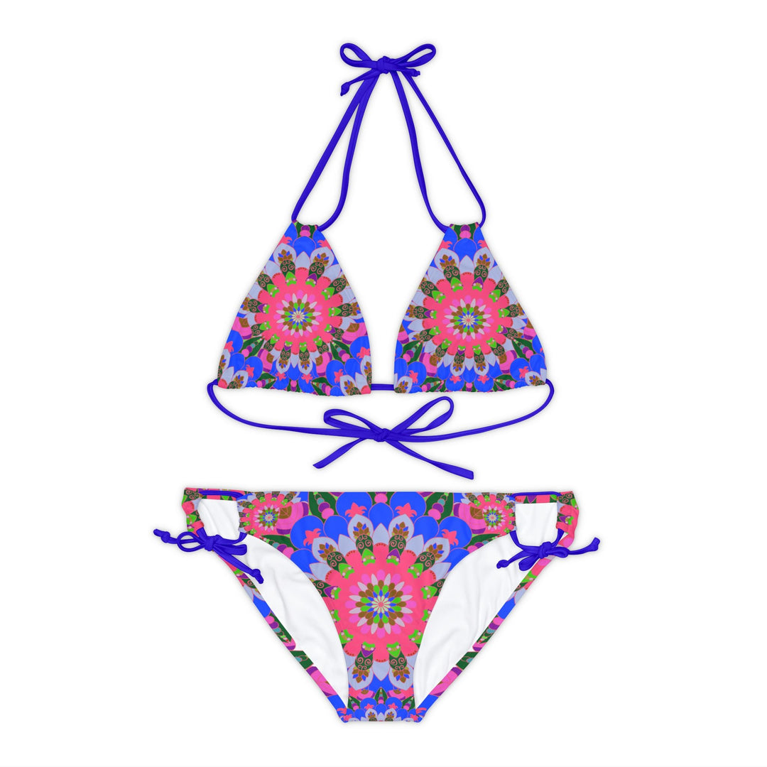 Mandala Bikini Set - Psychedelic Beachwear All Over Prints - Blululi