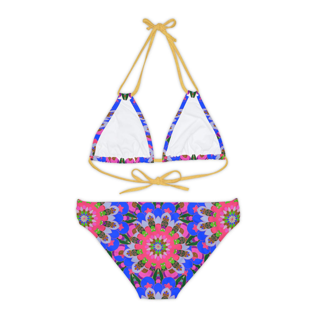 Mandala Bikini Set - Psychedelic Beachwear All Over Prints - Blululi