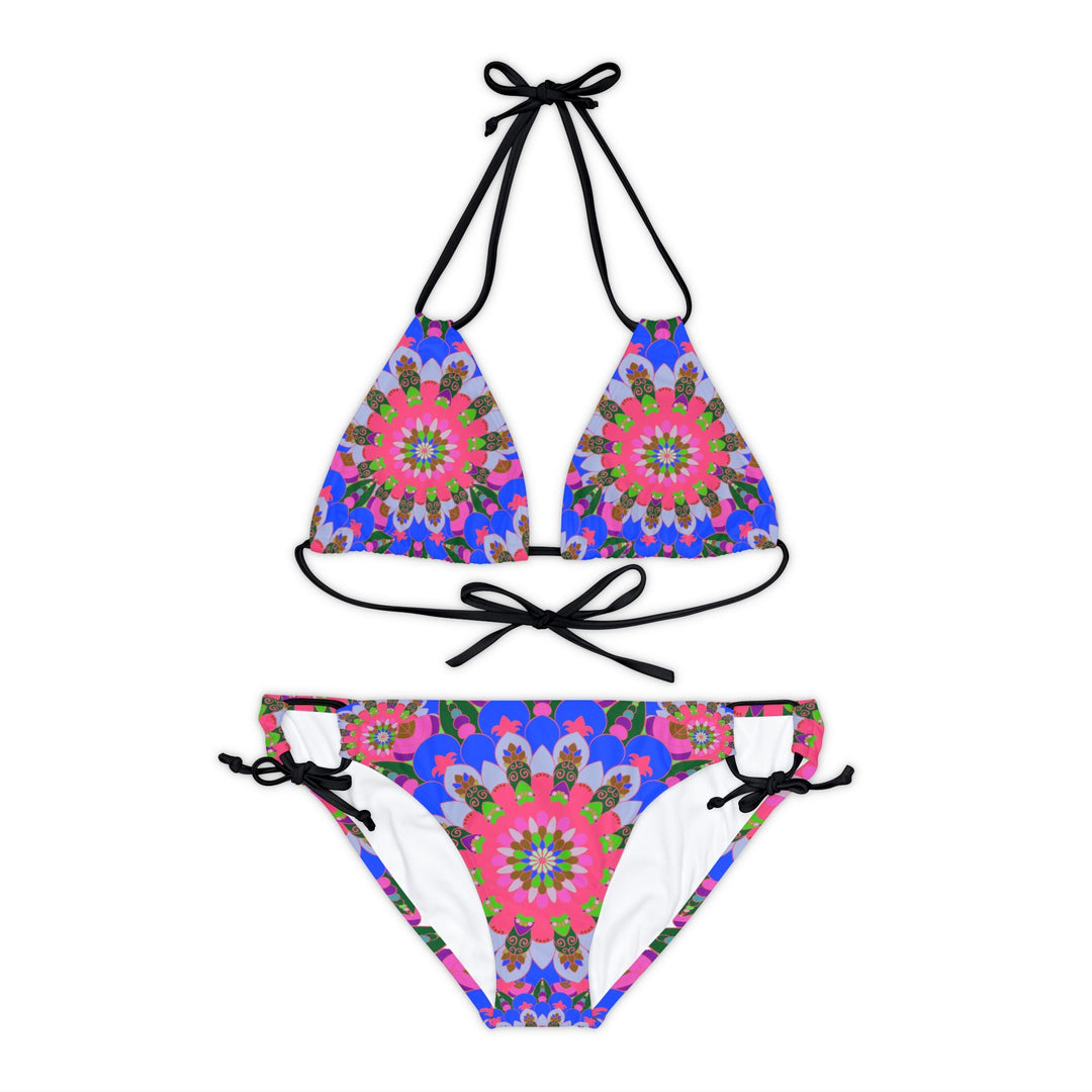 Mandala Bikini Set - Psychedelic Beachwear All Over Prints - Blululi