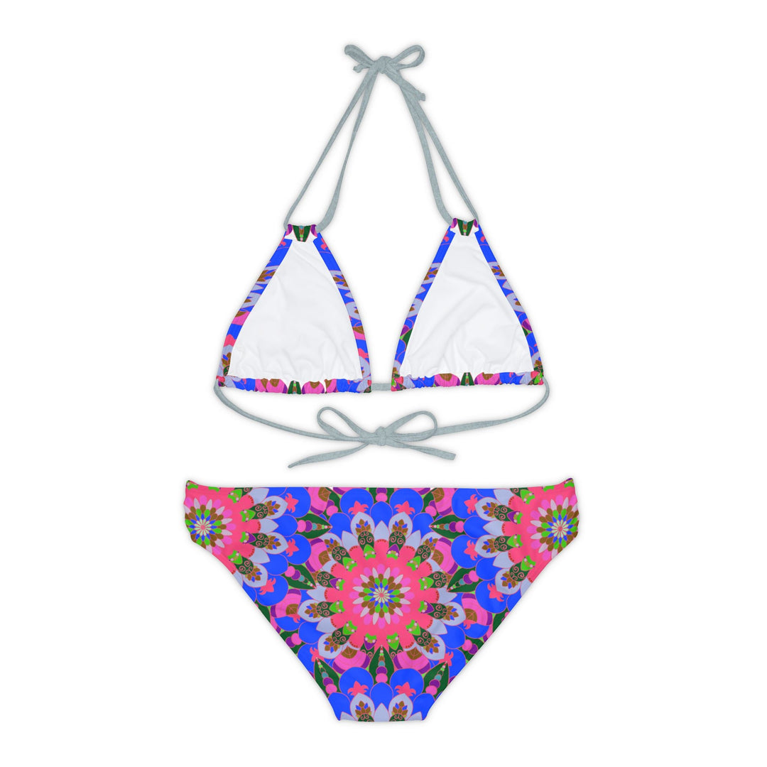 Mandala Bikini Set - Psychedelic Beachwear All Over Prints - Blululi