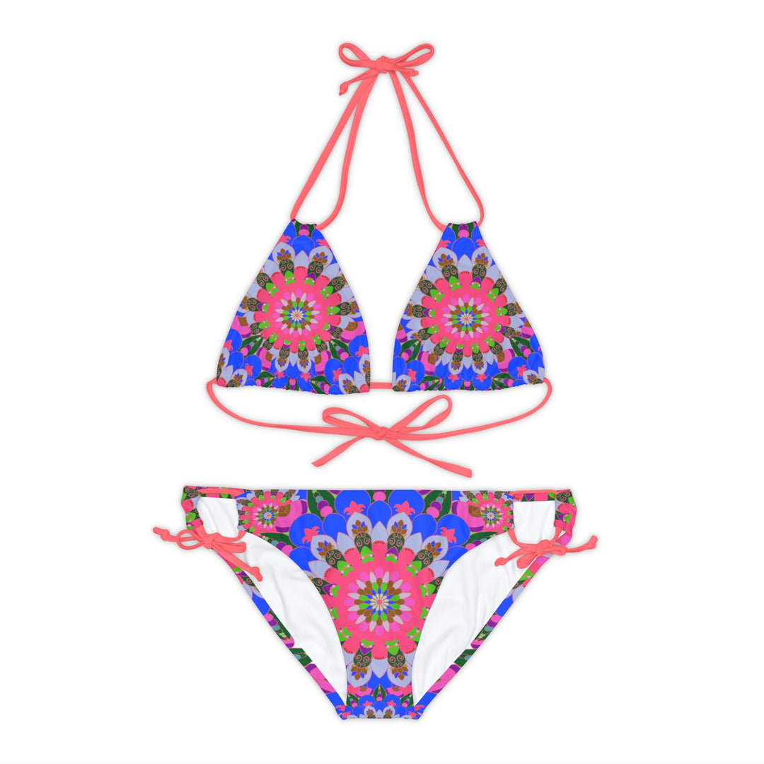 Mandala Bikini Set - Psychedelic Beachwear All Over Prints - Blululi