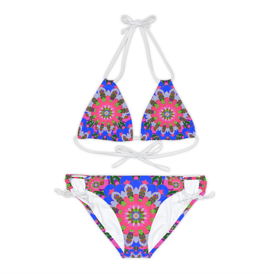 Mandala Bikini Set - Psychedelic Beachwear All Over Prints - Blululi