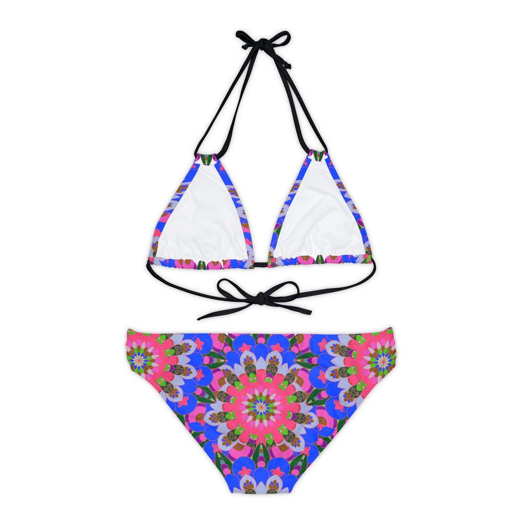 Mandala Bikini Set - Psychedelic Beachwear All Over Prints - Blululi