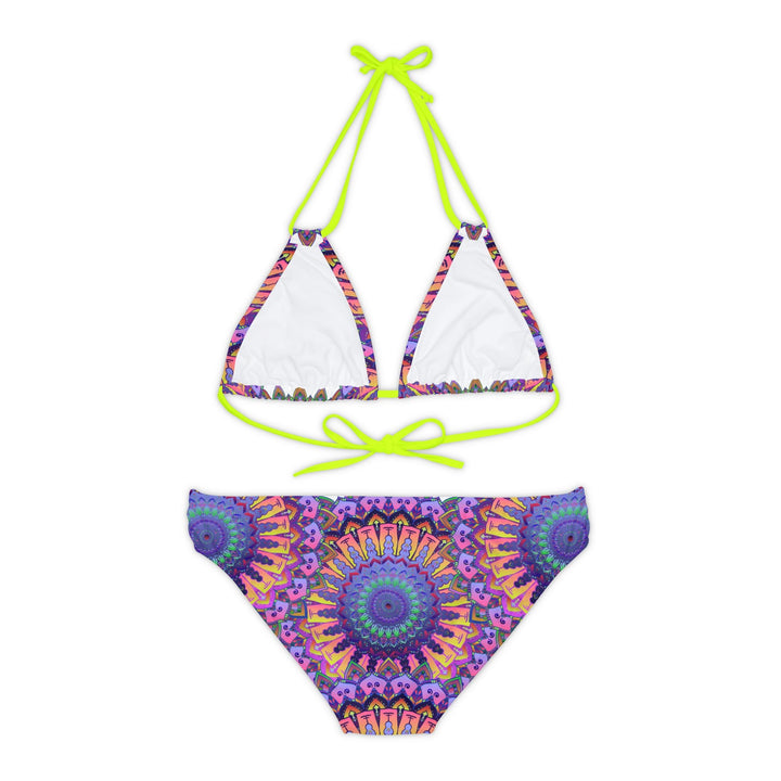 Mandala Bikini Set - Psychedelic Beachwear All Over Prints - Blululi