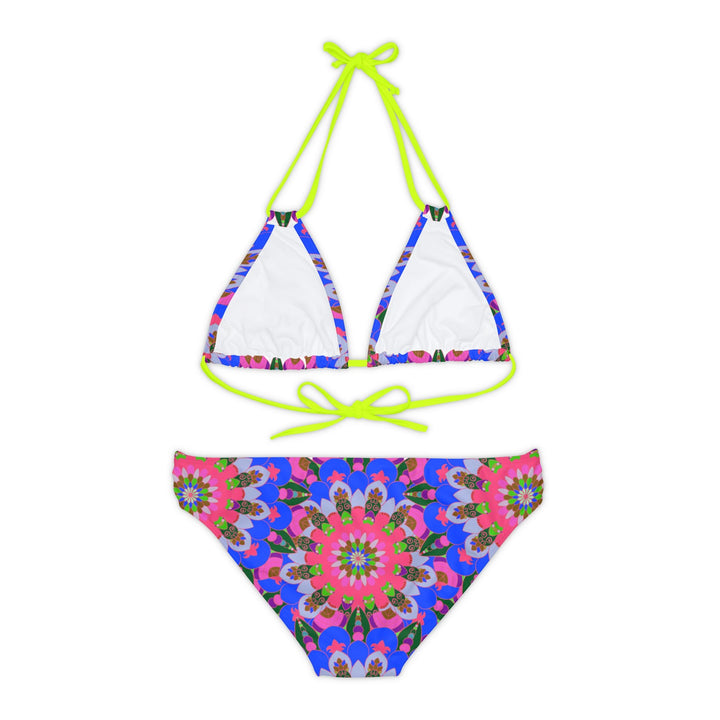 Mandala Bikini Set - Psychedelic Beachwear All Over Prints - Blululi