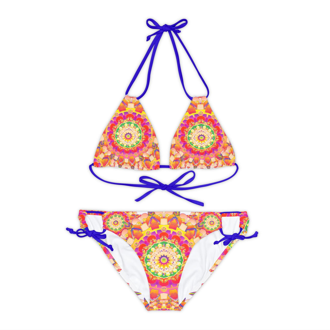 Mandala Bikini Set - Vibrant Floral Art All Over Prints - Blululi