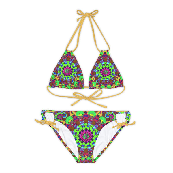 Mandala Bikini Set - Vibrant Floral Art All Over Prints - Blululi