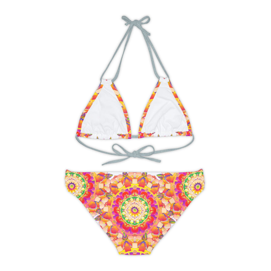 Mandala Bikini Set - Vibrant Floral Art All Over Prints - Blululi