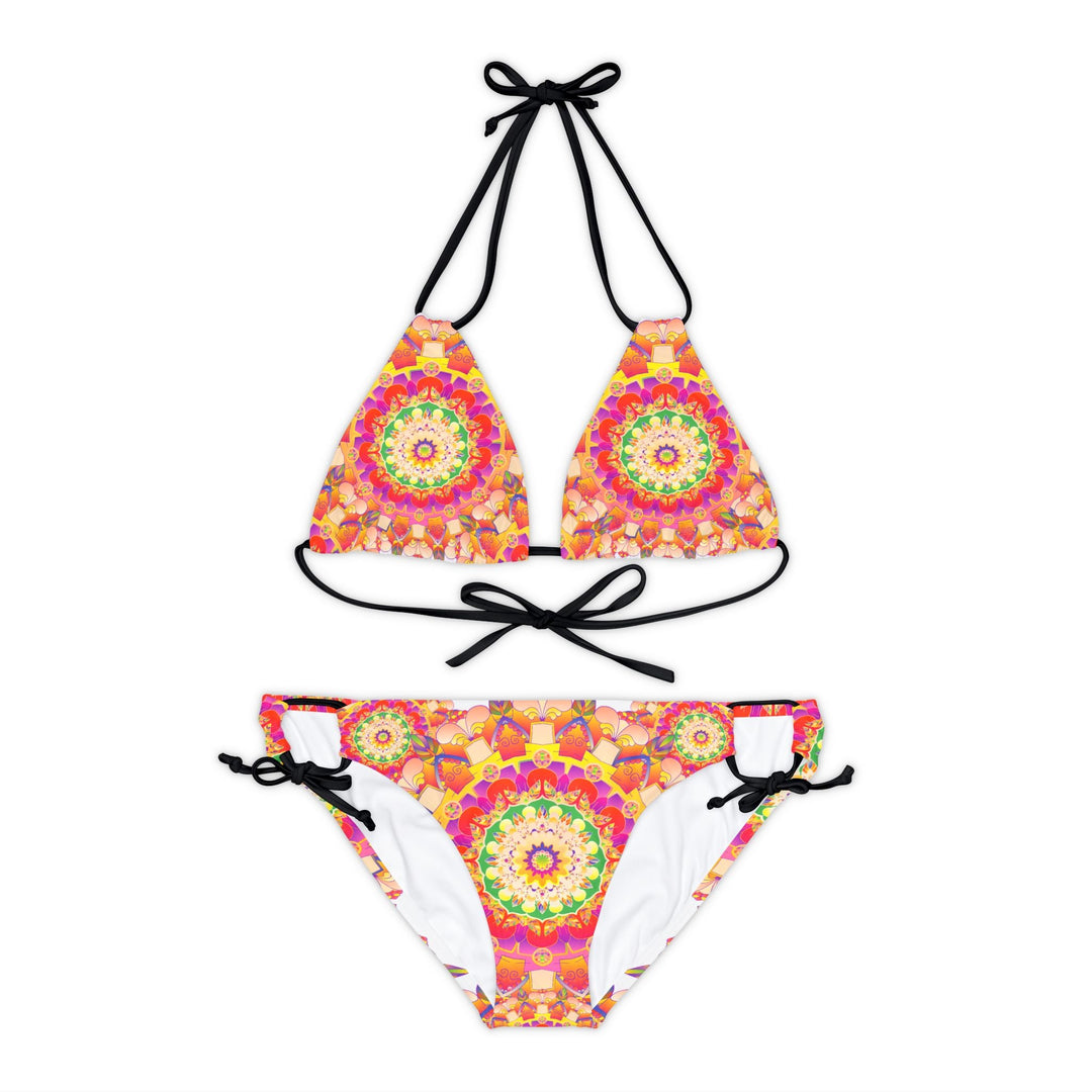 Mandala Bikini Set - Vibrant Floral Art All Over Prints - Blululi