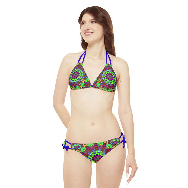 Mandala Bikini Set - Vibrant Floral Art All Over Prints - Blululi