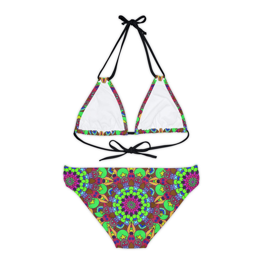 Mandala Bikini Set - Vibrant Floral Art All Over Prints - Blululi