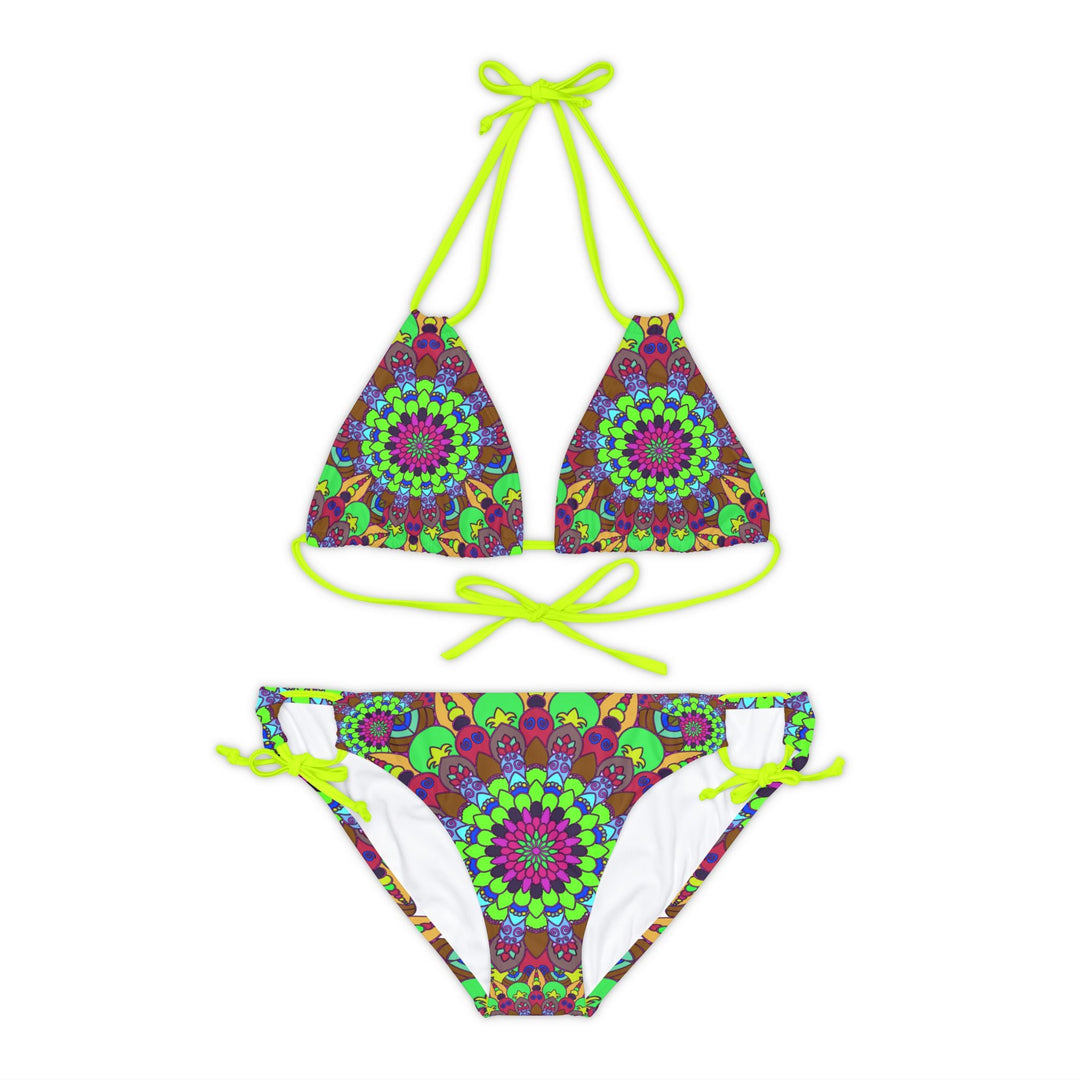 Mandala Bikini Set - Vibrant Floral Art All Over Prints - Blululi