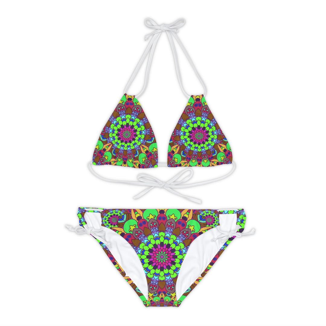 Mandala Bikini Set - Vibrant Floral Art All Over Prints - Blululi