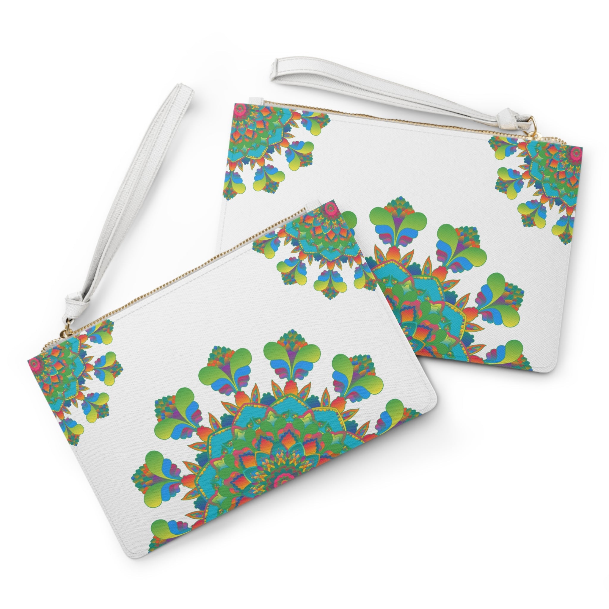 Mandala Clutch Bag: Boho Chic Hand Drawn Bags - Blululi