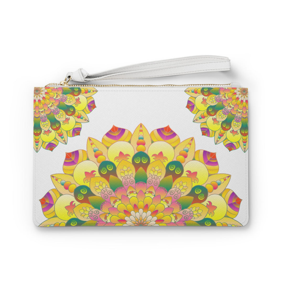 Mandala Clutch Bag: Boho Chic Hand Drawn Bags - Blululi