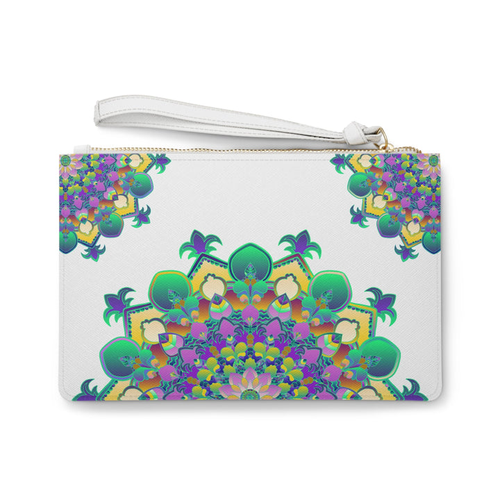 Mandala Clutch Bag: Boho Chic Hand Drawn Bags - Blululi