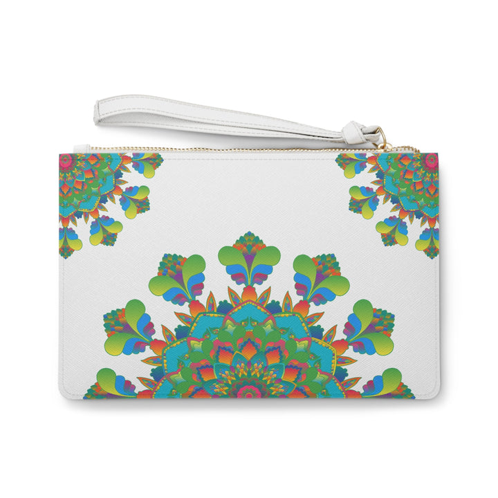 Mandala Clutch Bag: Boho Chic Hand Drawn Bags - Blululi