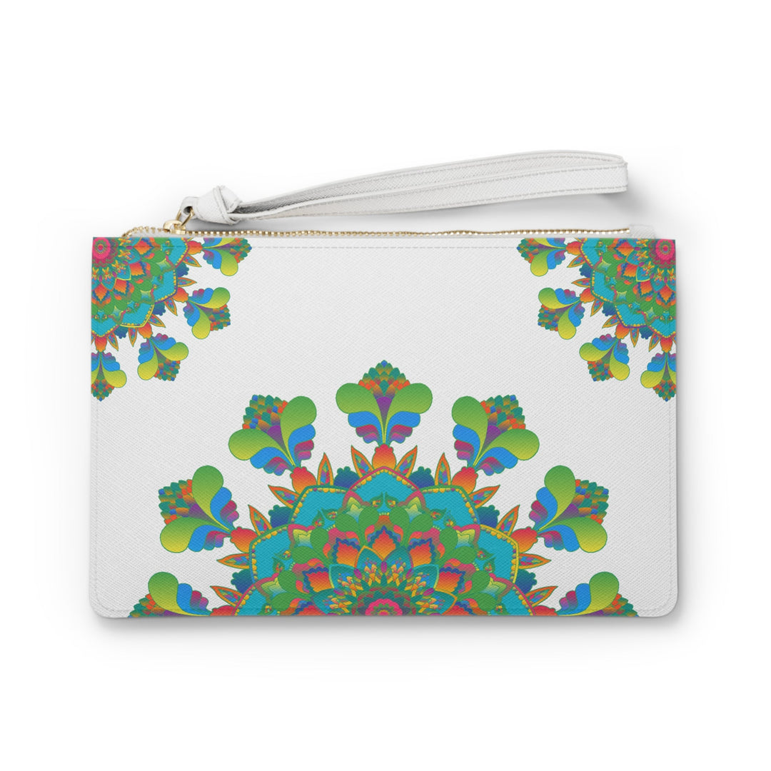 Mandala Clutch Bag: Boho Chic Hand Drawn Bags - Blululi