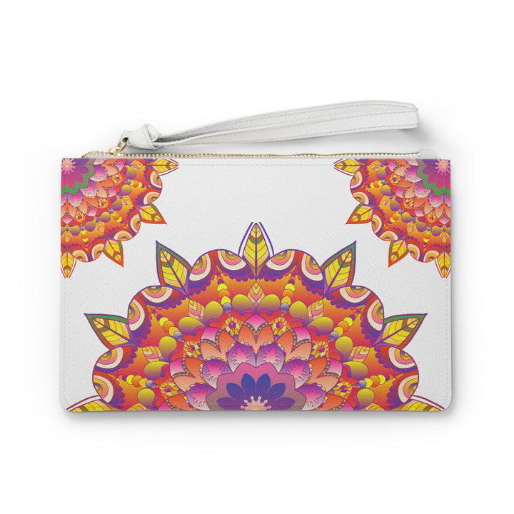 Mandala Clutch Bag: Boho Chic Hand Drawn Bags - Blululi