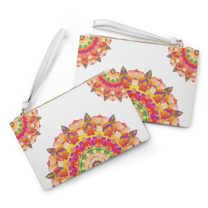 Mandala Clutch Bag: Hand Drawn Art Bags - Blululi